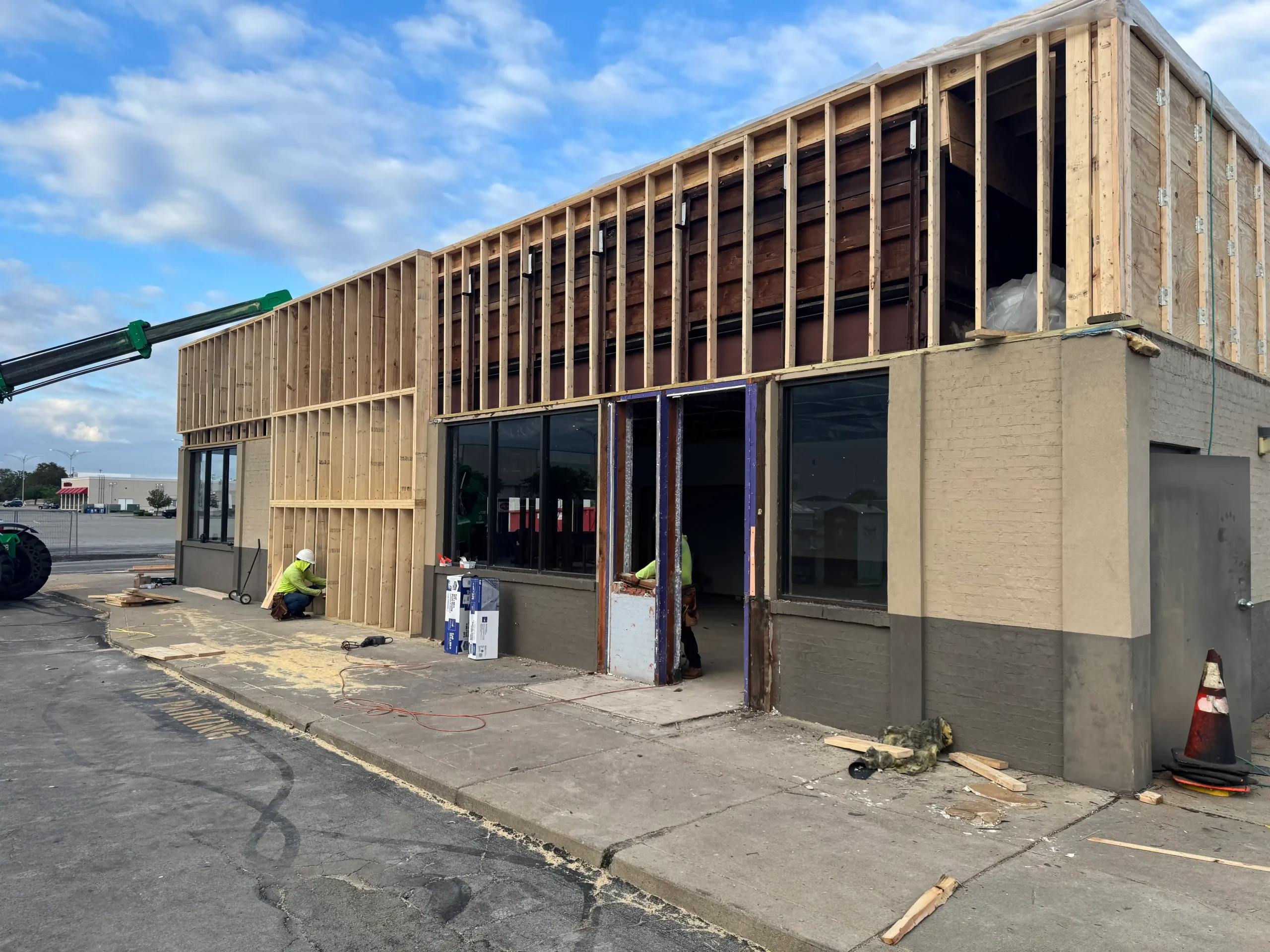 Exterior Remodel of a McDonald's Building