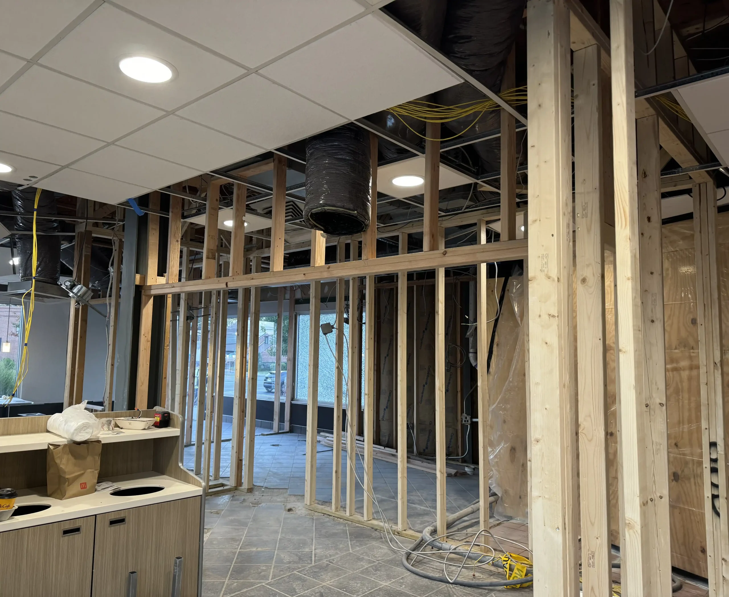 Interior Remodel of a McDonald's Building